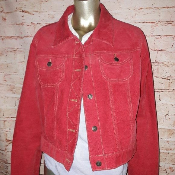 Old Navy Jackets & Blazers - Courdoroy red jacket
